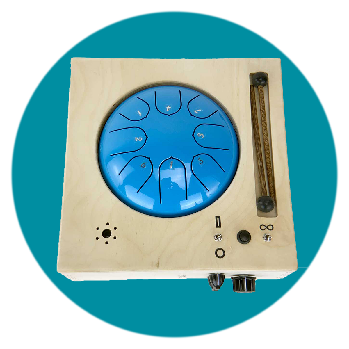 Tongue Drum Recorder With Delay Effect | Moon Lander