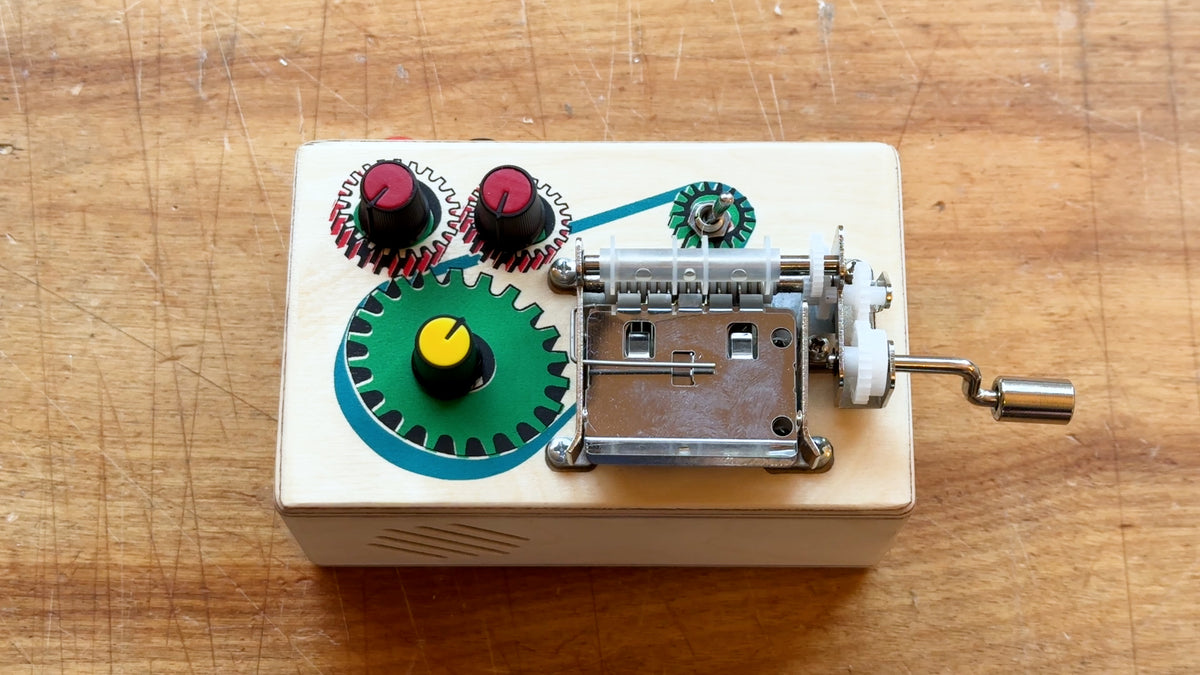 Hand Crank Music Box With Recorder & Pitch Control | BrandNewNoise ...