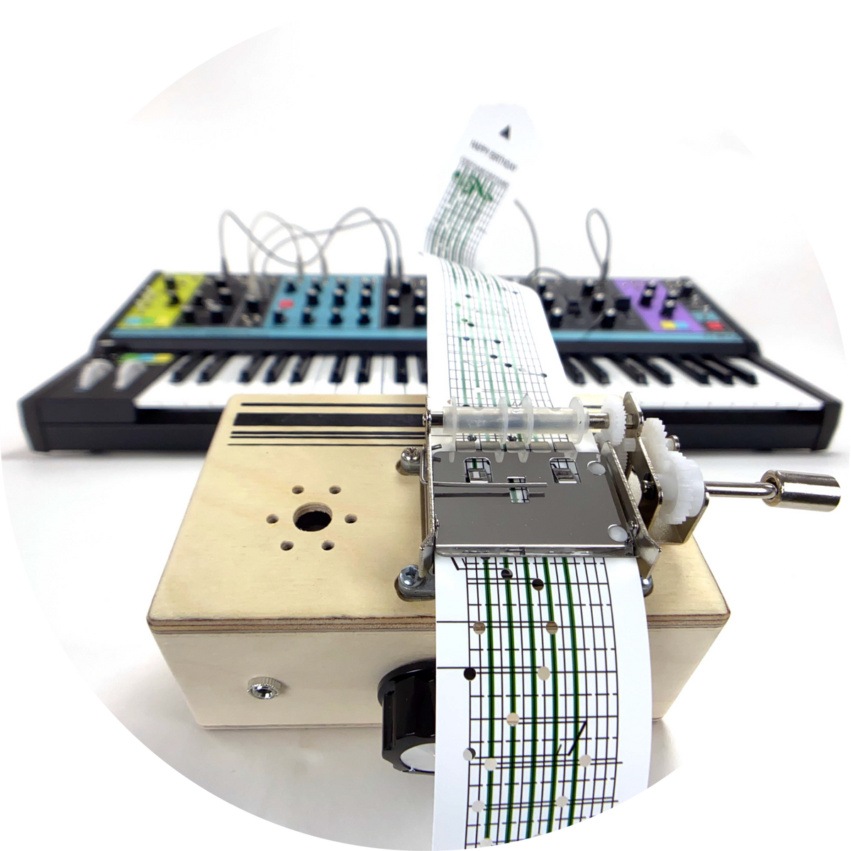 Musician Rig Box Hand Crank Music Box With Recorder & Pitch Control | BrandNewNoise ...