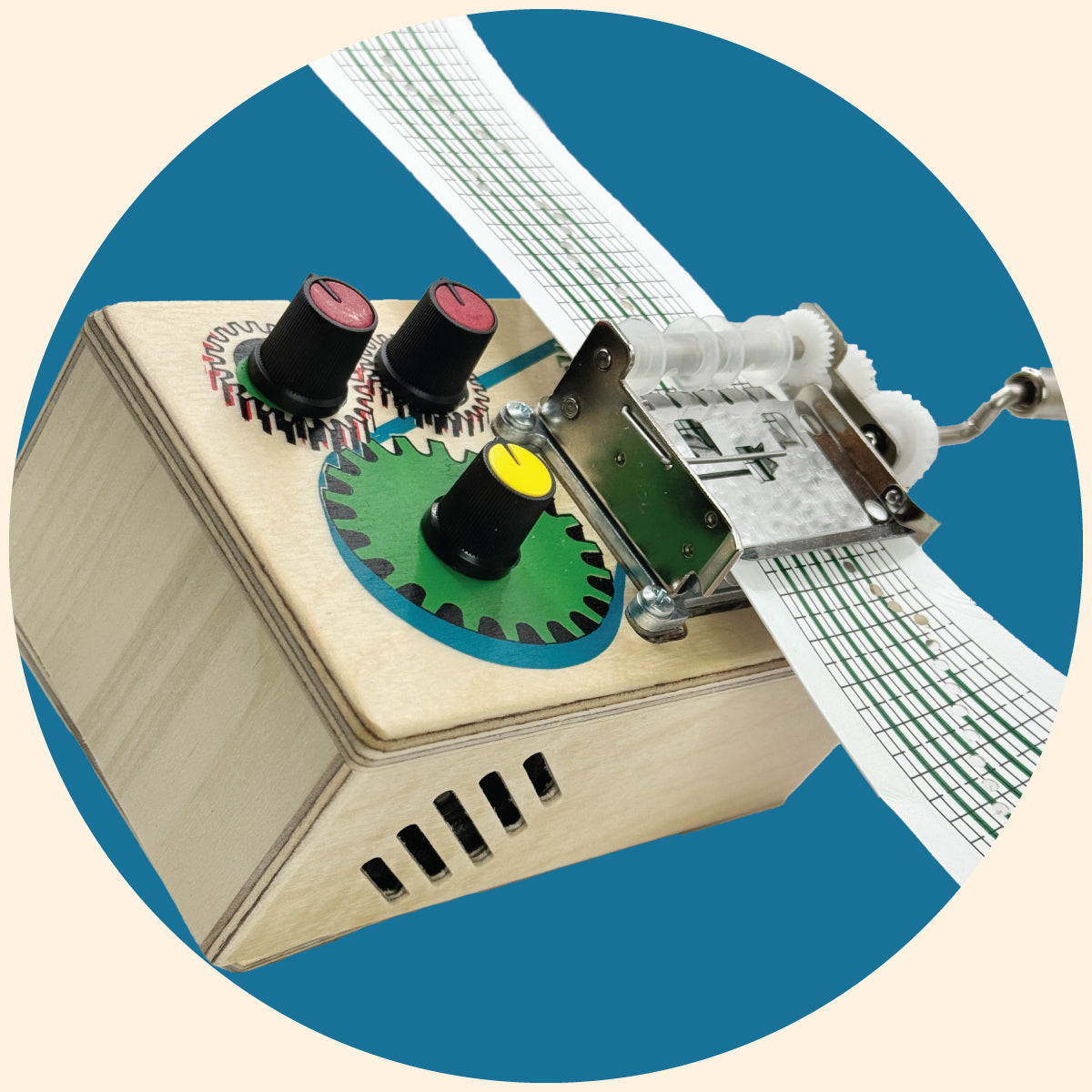 Musician Rig Box Hand Crank Music Box With Recorder & Pitch Control | BrandNewNoise ...