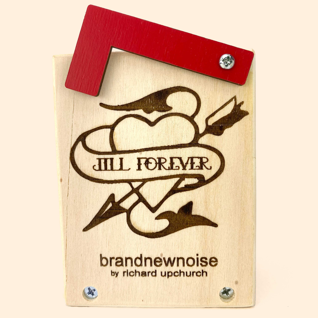 BrandNewNoise musical toy with custom tattoo design
